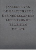 Jaarboek van de Maatschappij der Nederlandse Letterkunde